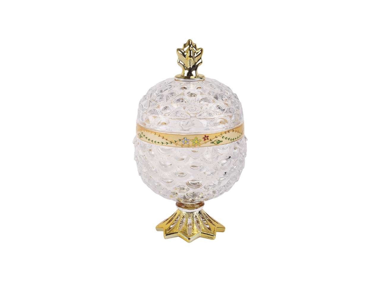 GLASS PINEAPPLE MEDIUM VGC367M CANDY JAR (PADI
